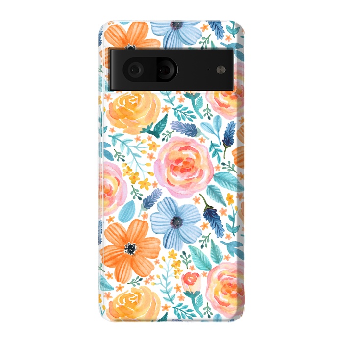 Pixel 7 StrongFit Bold Blooms by Tangerine-Tane