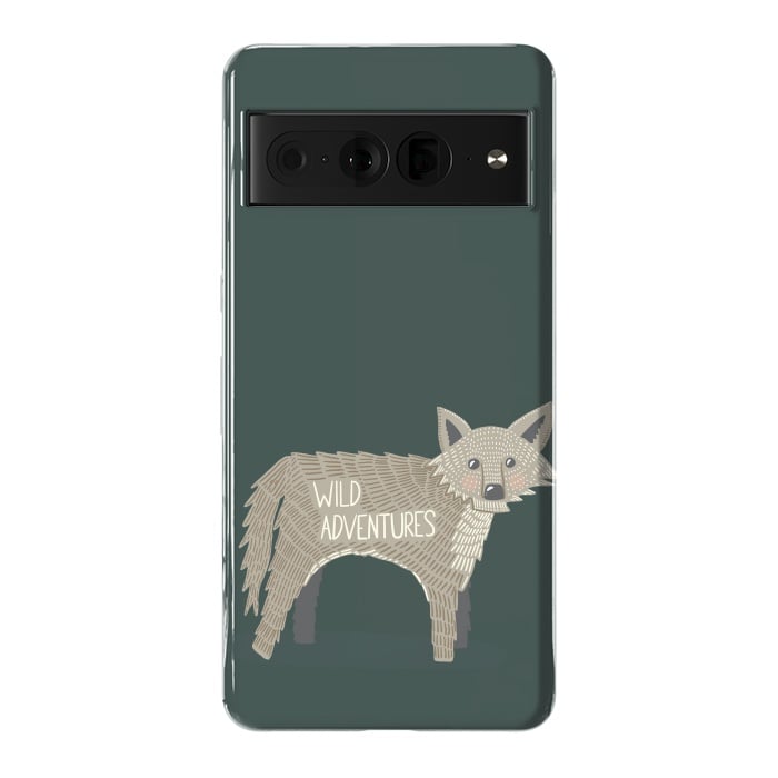 Pixel 7 Pro StrongFit Wild Adventures Wolf  by Edith May