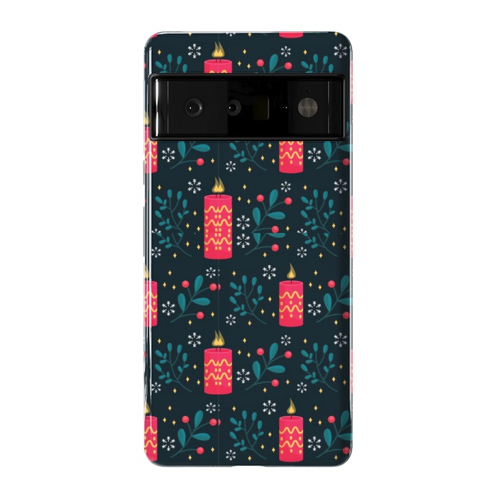 Pixel 6 Pro StrongFit red candles love by MALLIKA