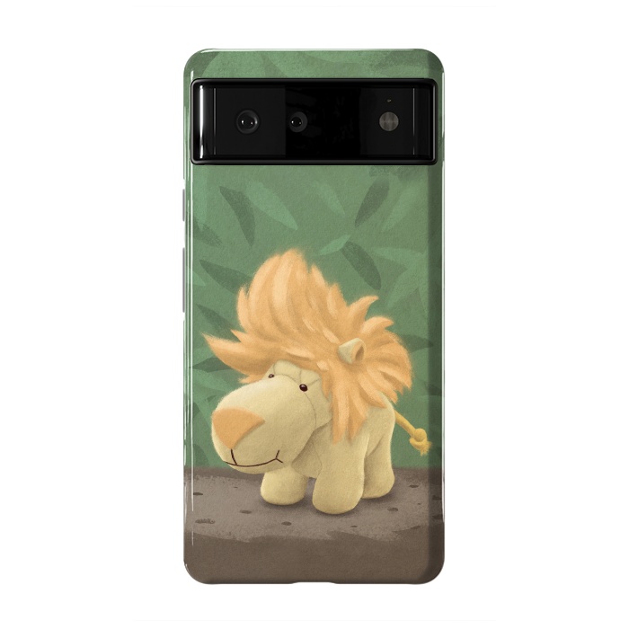 Pixel 6 StrongFit Cute lion by Laura Nagel