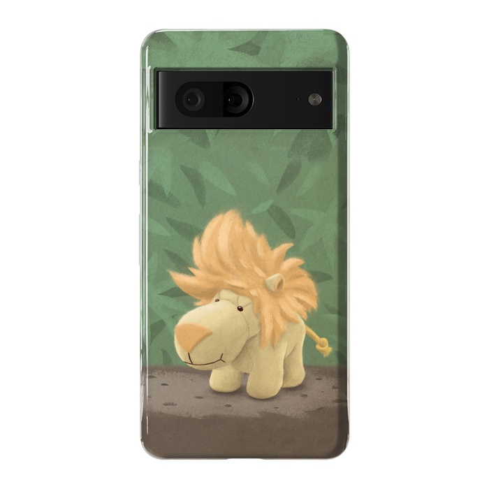 Pixel 7 StrongFit Cute lion by Laura Nagel
