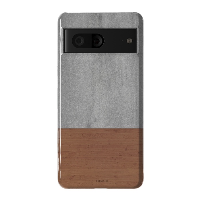 Pixel 7 StrongFit Concrete-Touch of a Wood by ''CVogiatzi.