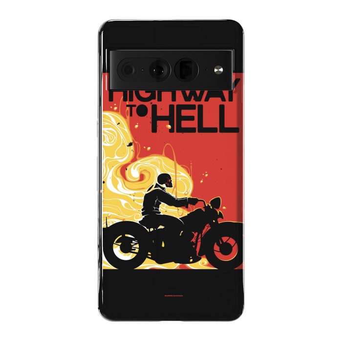 Pixel 7 Pro StrongFit Highway to Hell 1 by Draco