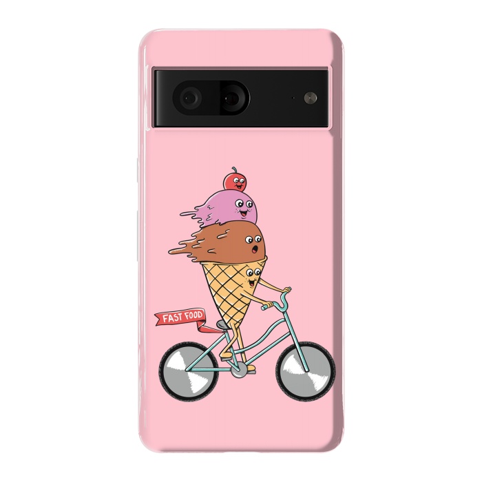 Pixel 7 StrongFit Ice cream fast food rose by Coffee Man