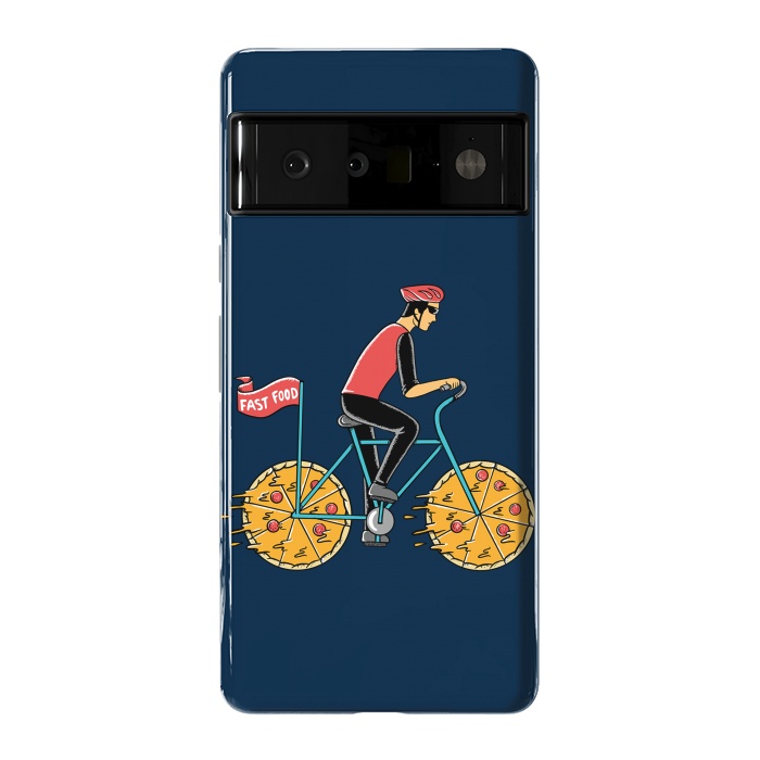 Pixel 6 Pro StrongFit Pizza Bicycle by Coffee Man