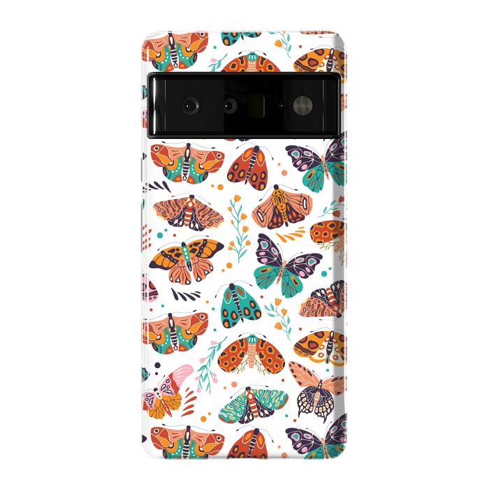 Pixel 6 Pro StrongFit Spring Butterflies Pattern 002 by Jelena Obradovic