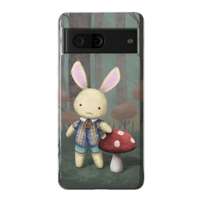 Pixel 7 StrongFit Cute bunny by Laura Nagel