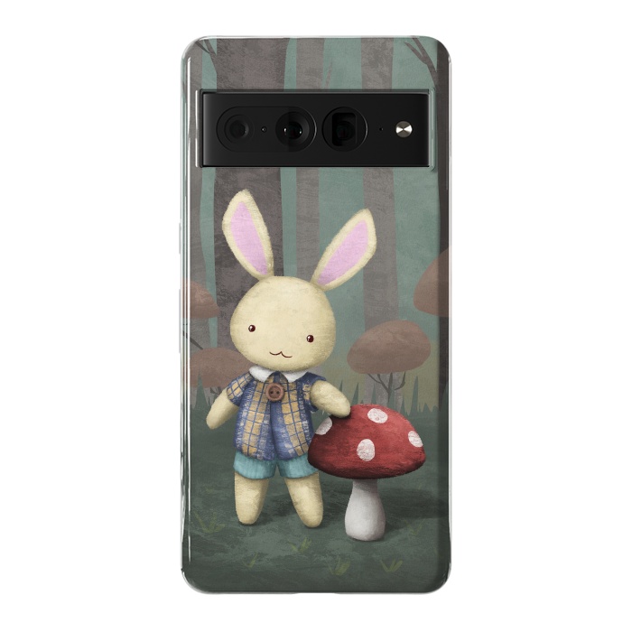 Pixel 7 Pro StrongFit Cute bunny by Laura Nagel