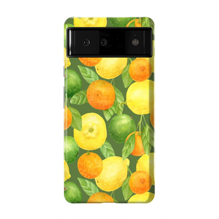 Pixel 6 StrongFit summer fruits lemons and oranges by haroulita