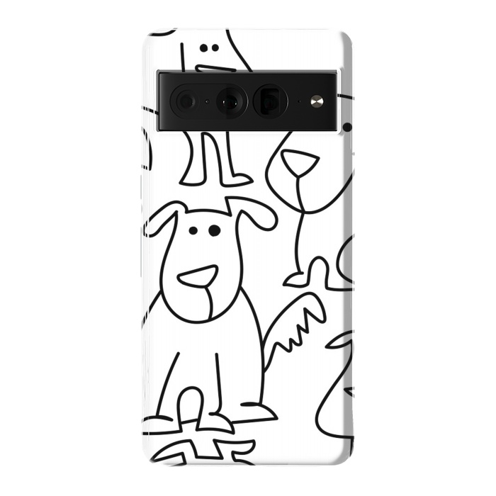 Pixel 7 Pro StrongFit doodle dogs by haroulita