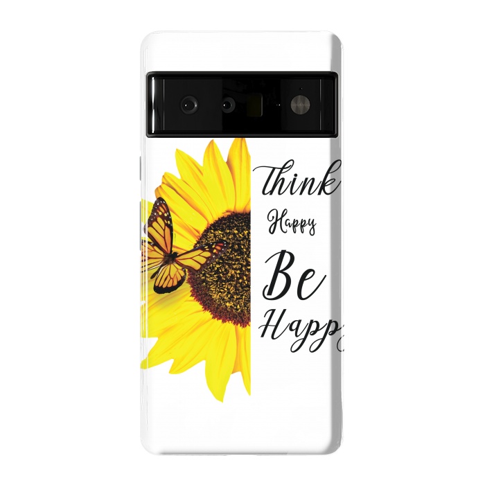 Pixel 6 Pro StrongFit sunflower butterfly by haroulita