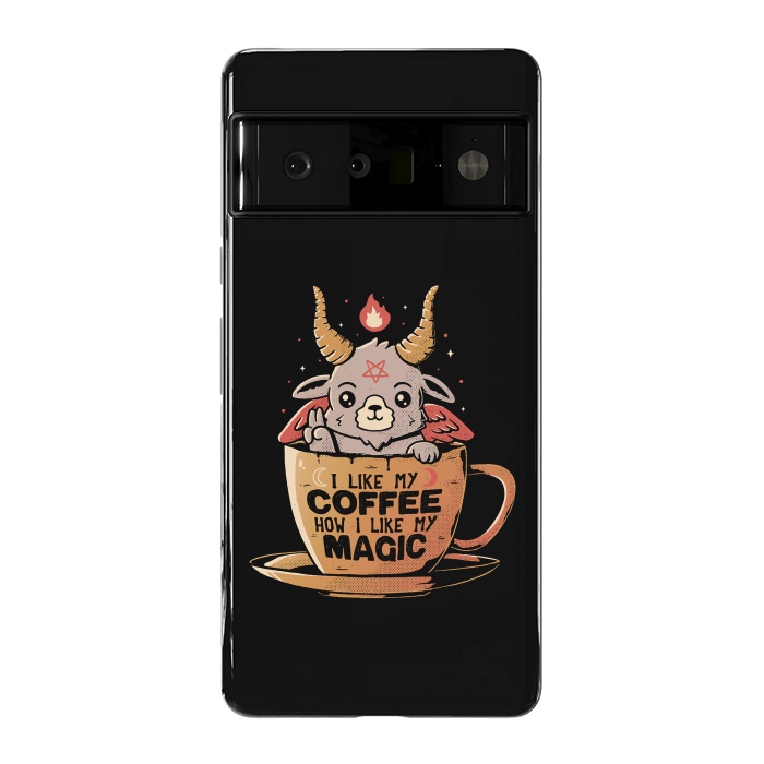 Pixel 6 Pro StrongFit Black Coffee by eduely