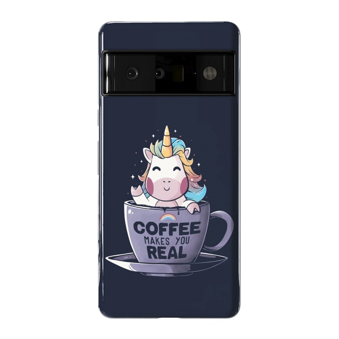 Pixel 6 Pro StrongFit Coffee Makes You Real by eduely