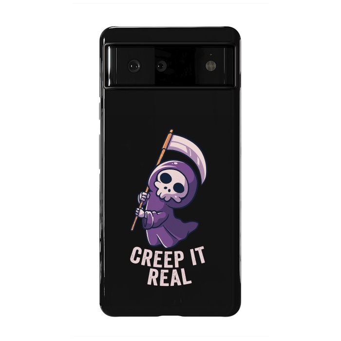 Pixel 6 StrongFit Creep It Real - Skull by eduely