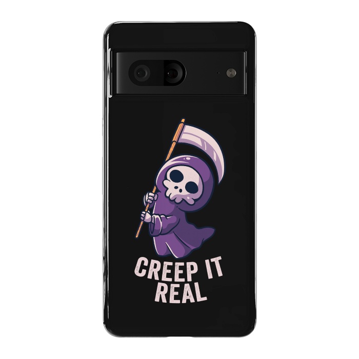 Pixel 7 StrongFit Creep It Real - Skull by eduely