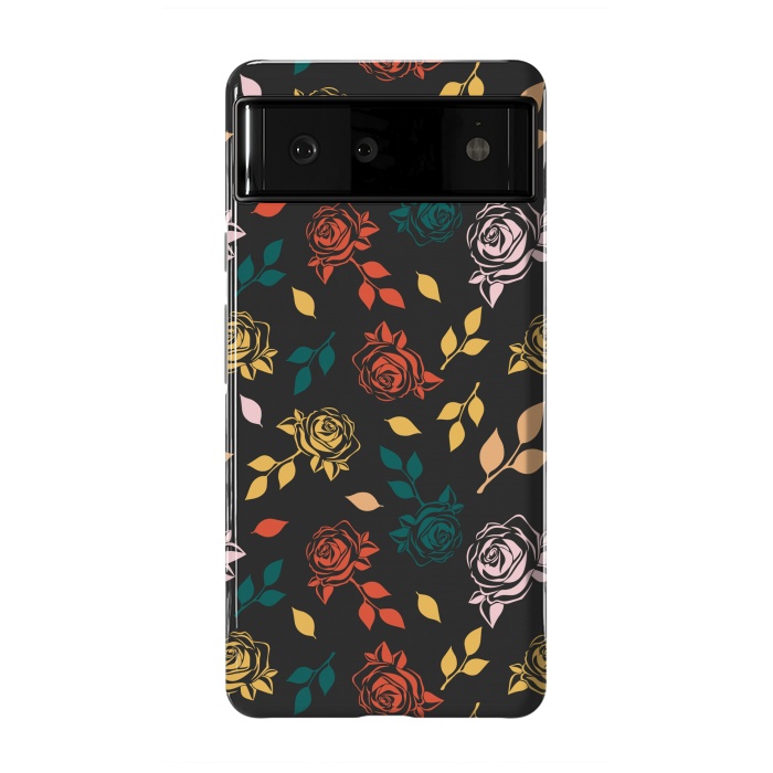 Pixel 6 StrongFit Rose Floral by TMSarts
