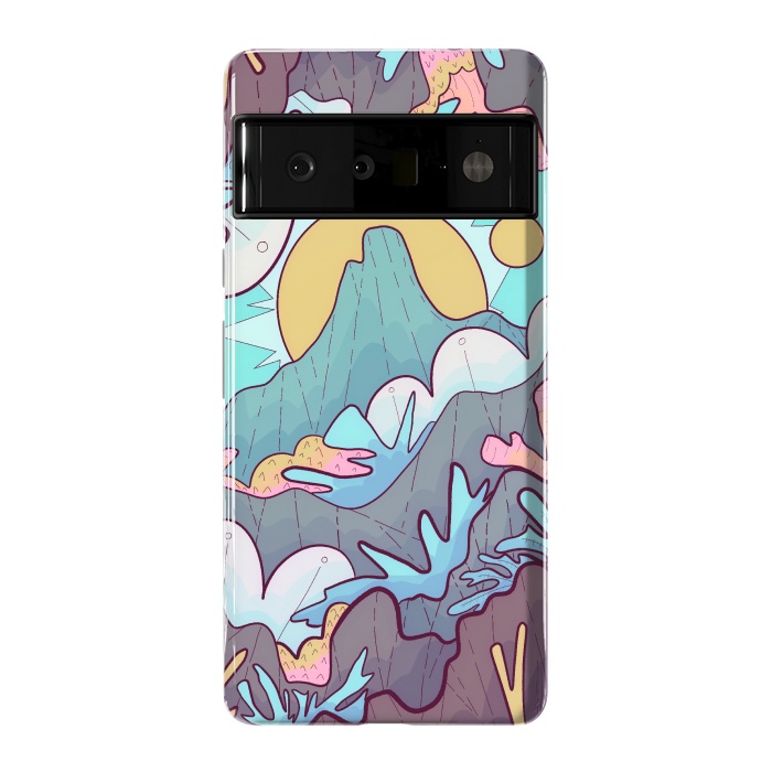 Pixel 6 Pro StrongFit Coral mountain reef by Steve Wade (Swade)