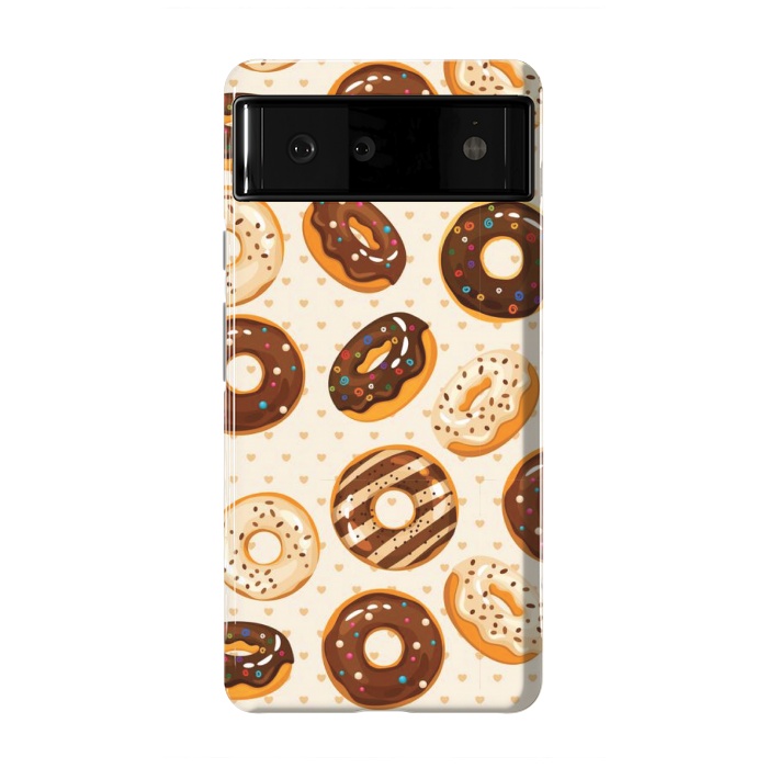 Pixel 6 StrongFit chocolate donut love by MALLIKA