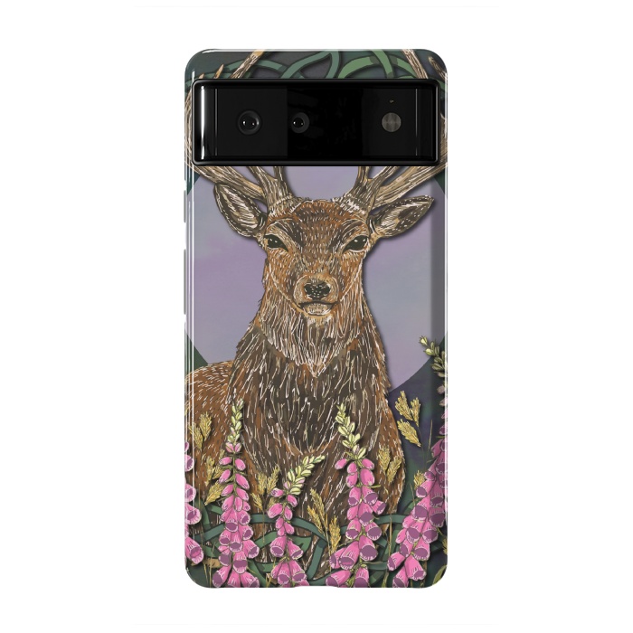 Pixel 6 StrongFit Woodland Stag by Lotti Brown