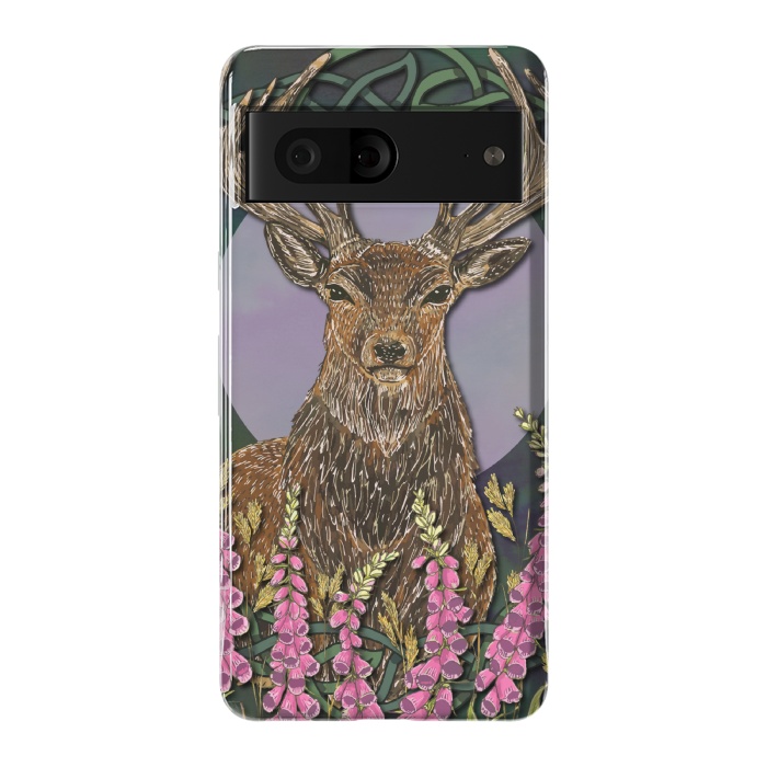 Pixel 7 StrongFit Woodland Stag by Lotti Brown