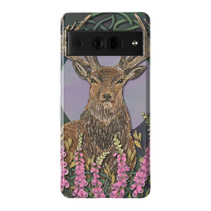 Pixel 7 Pro StrongFit Woodland Stag by Lotti Brown