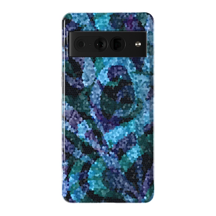 Pixel 7 Pro StrongFit Mosaic Floral Abstract G21B by Medusa GraphicArt