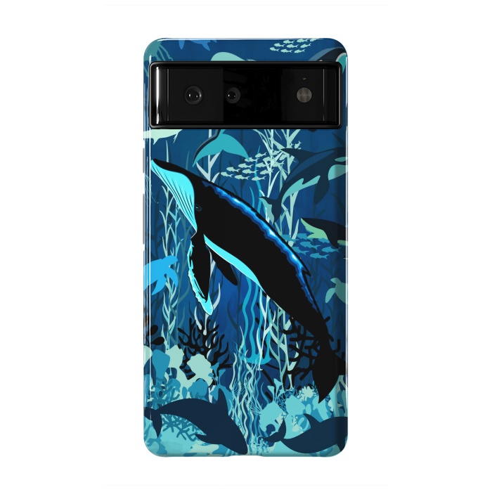 Pixel 6 StrongFit Sealife Blue Shades Dream Underwater Scenery by BluedarkArt