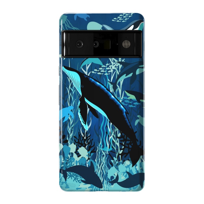 Pixel 6 Pro StrongFit Sealife Blue Shades Dream Underwater Scenery by BluedarkArt