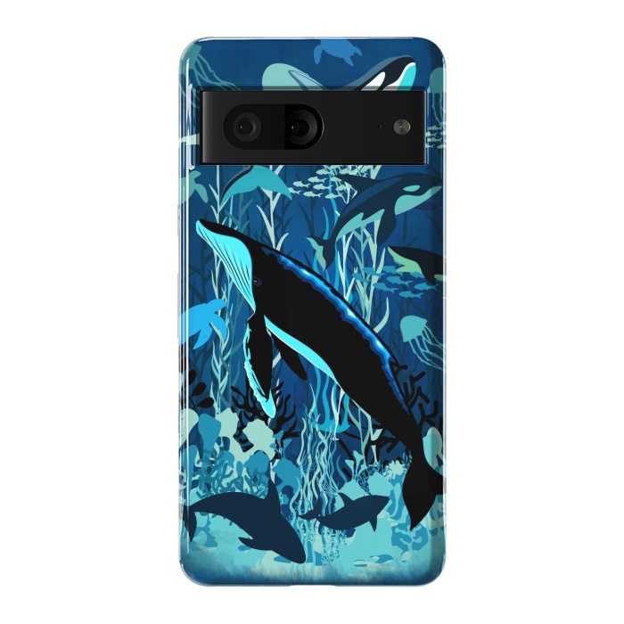 Pixel 7 StrongFit Sealife Blue Shades Dream Underwater Scenery by BluedarkArt