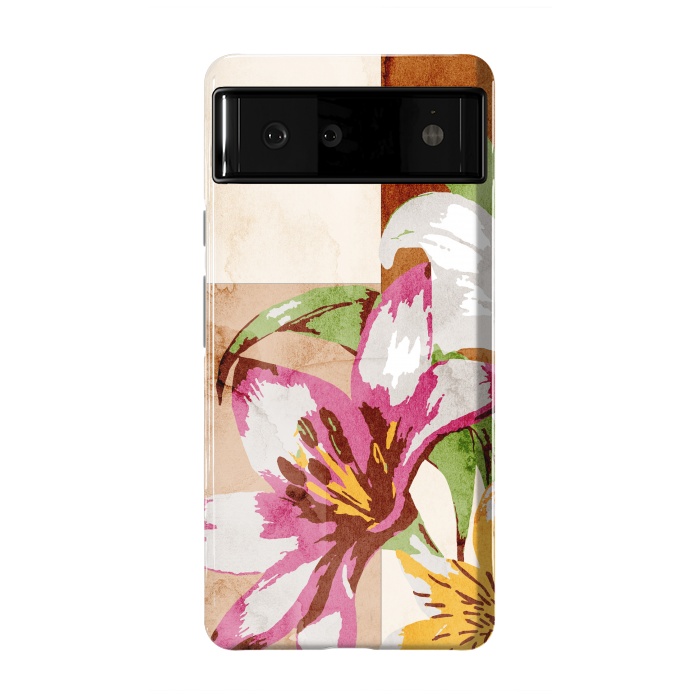 Pixel 6 StrongFit Floral Insiration by Creativeaxle