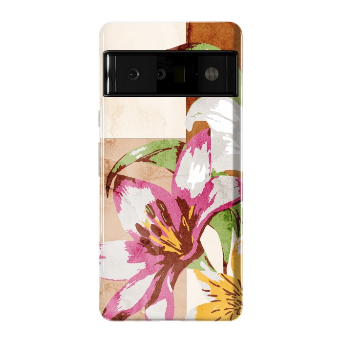 Pixel 6 Pro StrongFit Floral Insiration by Creativeaxle