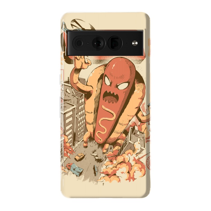 Pixel 7 Pro StrongFit Great Hot Dog by Ilustrata