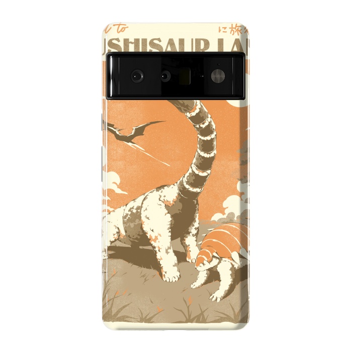 Pixel 6 Pro StrongFit Sushisaur Land by Ilustrata