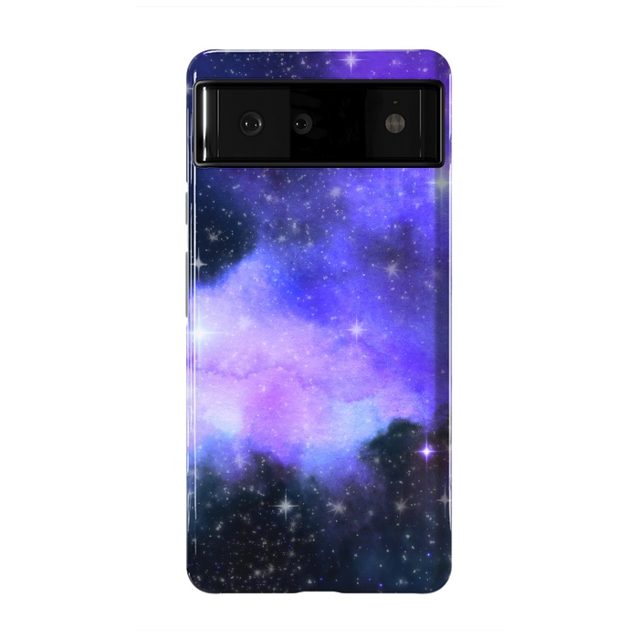 Pixel 6 StrongFit purple galaxy by haroulita