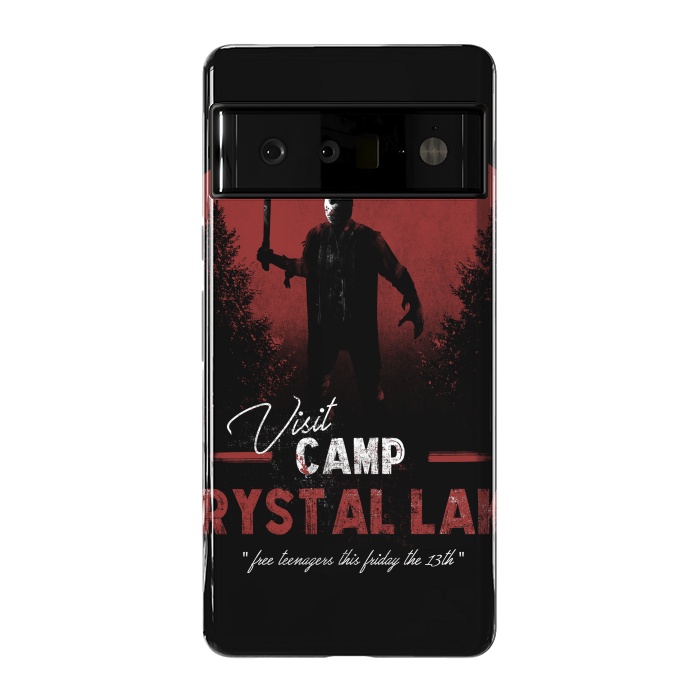 Pixel 6 Pro StrongFit Visit the Crystal Lake by Ilustrata