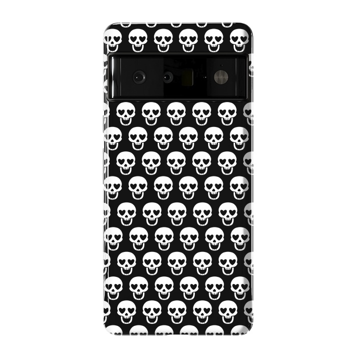 Pixel 6 Pro StrongFit Love skulls by Alberto