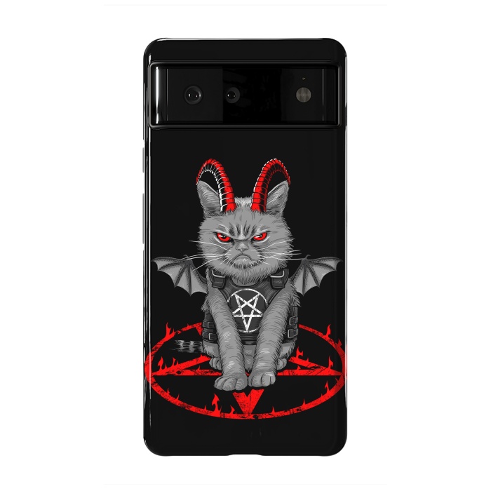 Pixel 6 StrongFit demon cat by Alberto