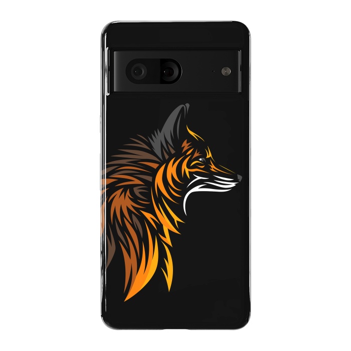 Pixel 7 StrongFit Tribal fox face by Alberto