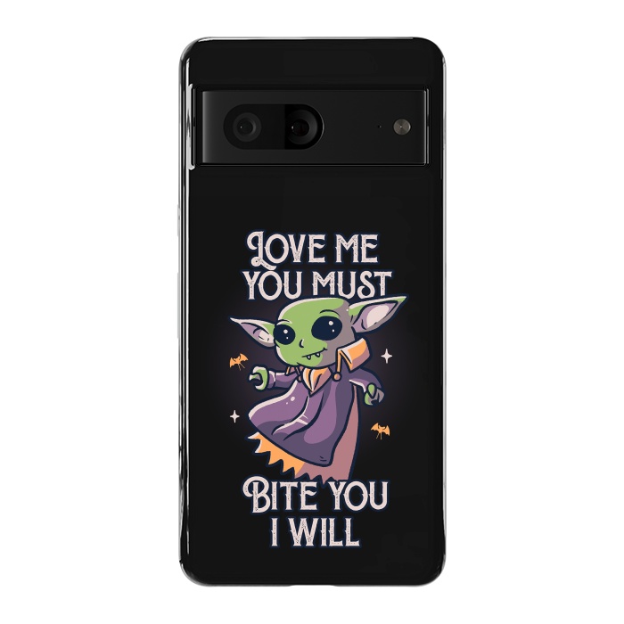 Pixel 7 StrongFit Love Me You Must Bite You I Will Funny Cute Spooky by eduely