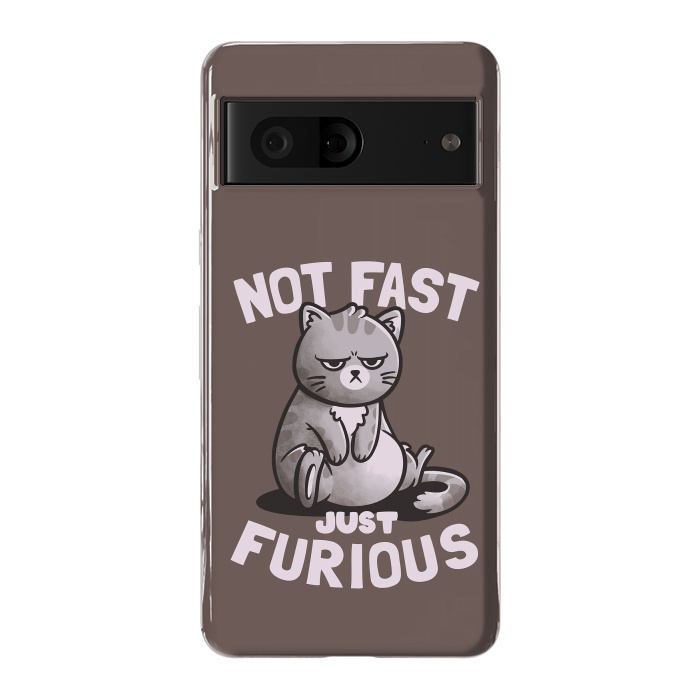 Pixel 7 StrongFit Not Fast Just Furious Cute Funny Cat Gift by eduely