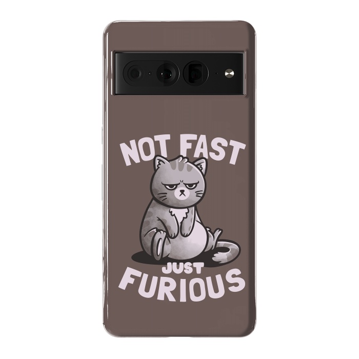 Pixel 7 Pro StrongFit Not Fast Just Furious Cute Funny Cat Gift by eduely
