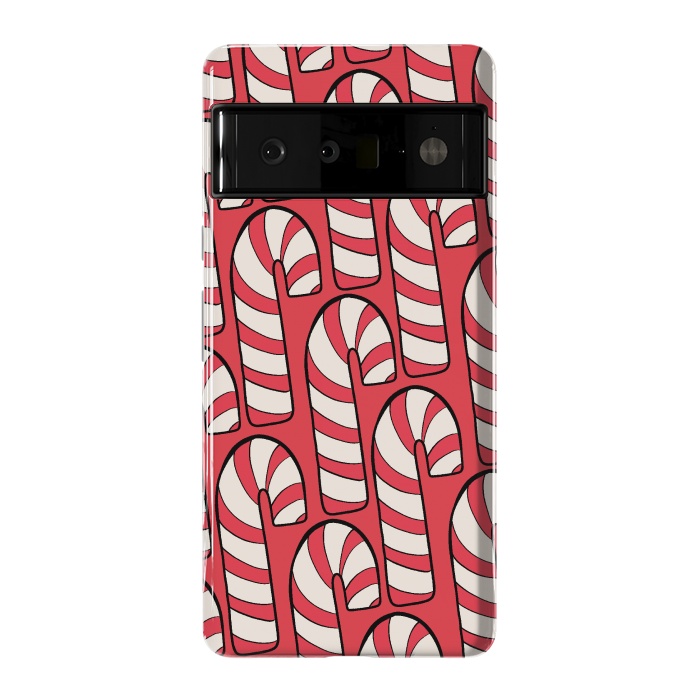 Pixel 6 Pro StrongFit The red candy canes by Steve Wade (Swade)