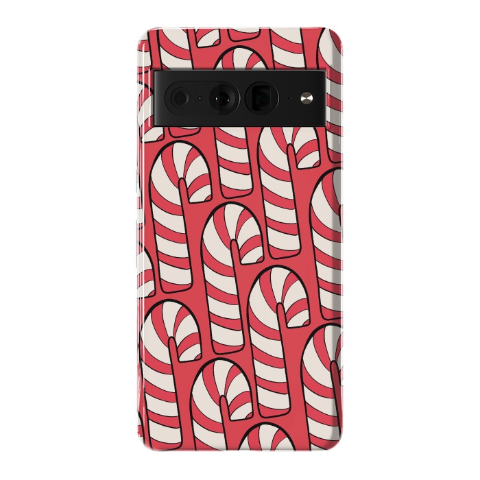 Pixel 7 Pro StrongFit The red candy canes by Steve Wade (Swade)
