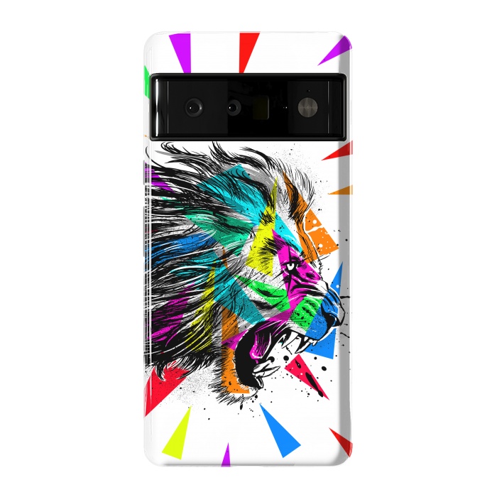 Pixel 6 Pro StrongFit Sketch lion triangle by Alberto
