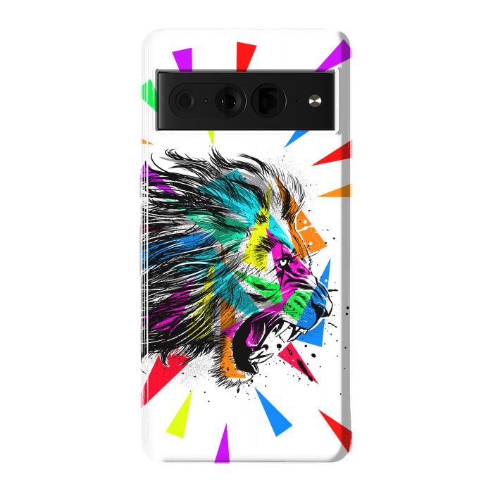 Pixel 7 Pro StrongFit Sketch lion triangle by Alberto