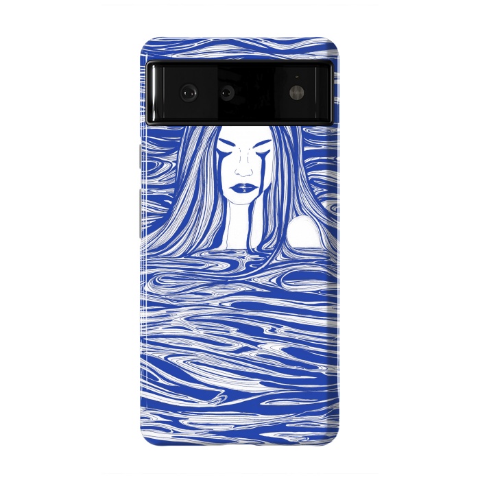 Pixel 6 StrongFit Blue Sea Nymph by ECMazur 