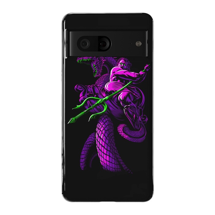 Pixel 7 StrongFit Poseidon with Trident and Dragon by Alberto