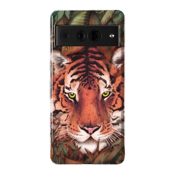 Pixel 7 Pro StrongFit Jungle Tiger Majesty Colour Version by ECMazur 