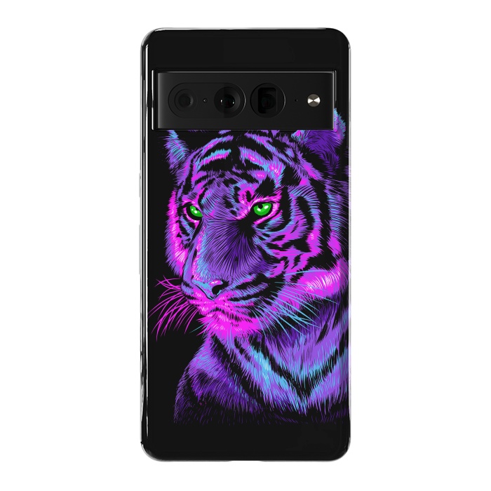 Pixel 7 Pro StrongFit Lilac tiger by Alberto