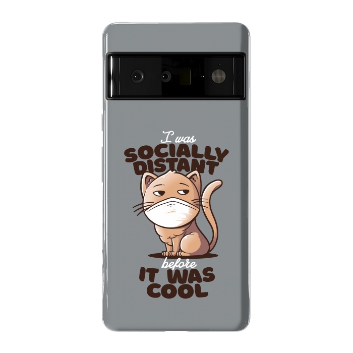 Pixel 6 Pro StrongFit Socially Distant Cat by eduely
